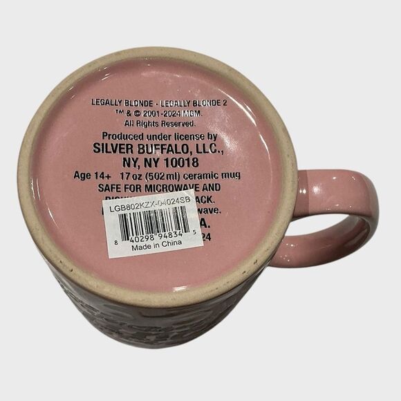 Legally Blonde Coffee Mug Cup Orange is the new Pink Elle Woods - Picture 4 of 4